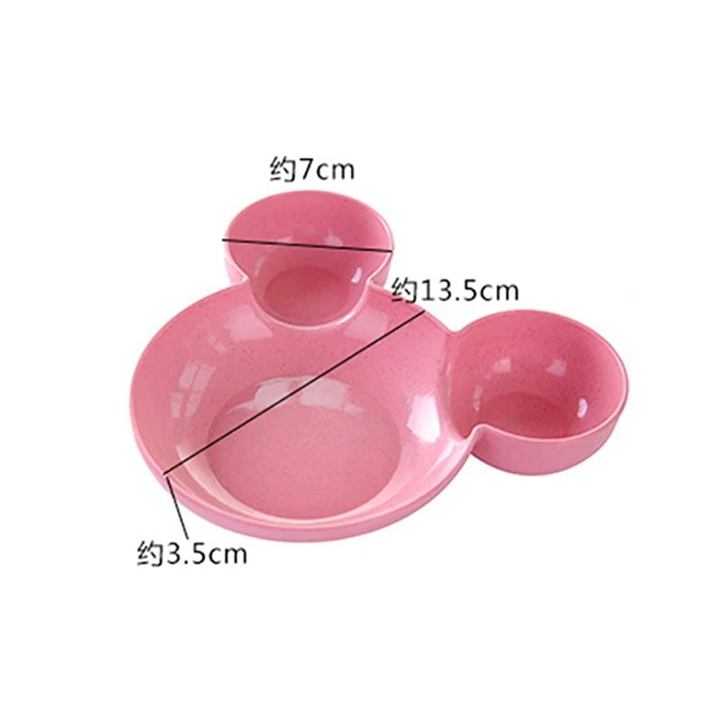 BPA Free Divided Baby Plates & Bowl Set - Infant Feeding Tableware