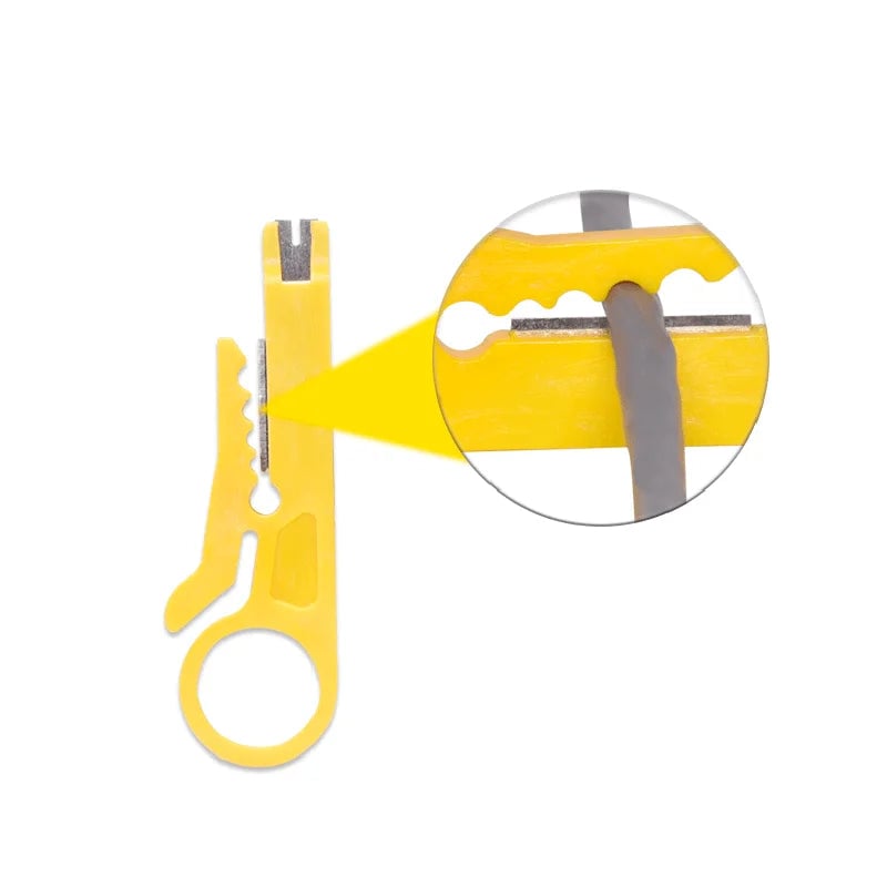 Wire Tracker Stripping Cutter Crimping Tool - Mini Portable Cable