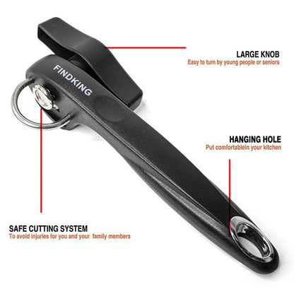 Professional Stainless Steel Side Cut Manual Can & Jar Opener