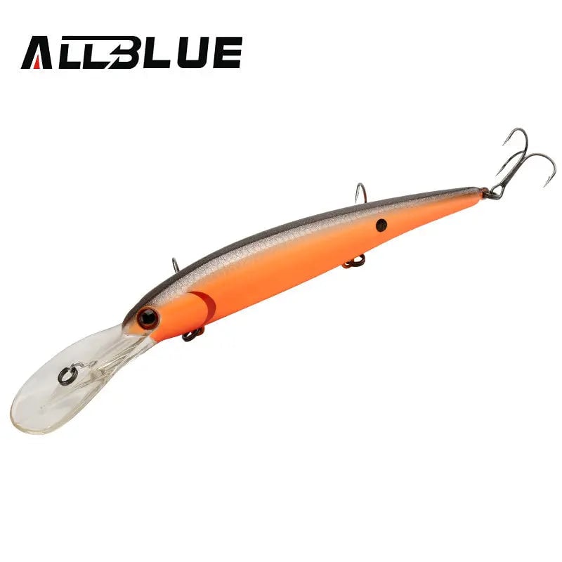ALLBLUE Deep Walleye 125MM Trolling Crankbait Minnow Lure Bass Pike