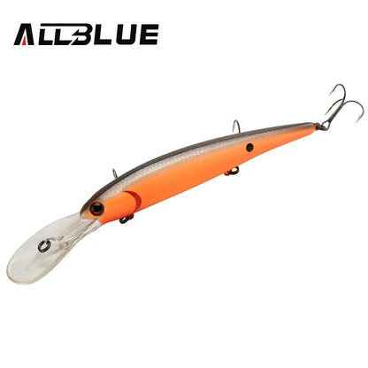 ALLBLUE Deep Walleye 125MM Trolling Crankbait Minnow Lure Bass Pike