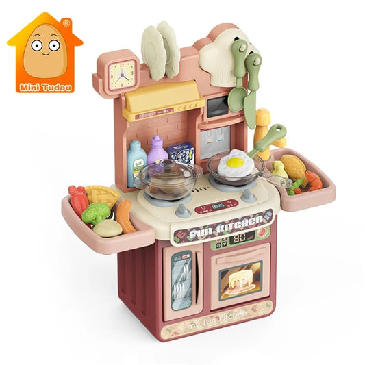 Kids Kitchen Pretend Play Cooking Chef Set Educational Learning Toy