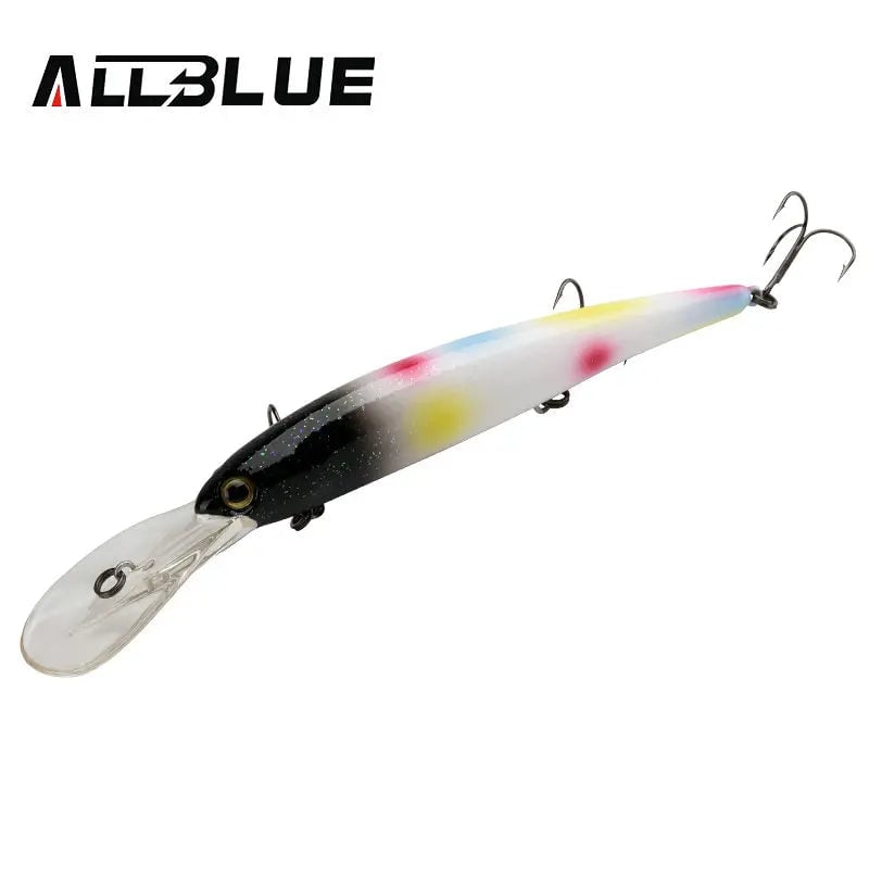 ALLBLUE Deep Walleye 125MM Trolling Crankbait Minnow Lure Bass Pike