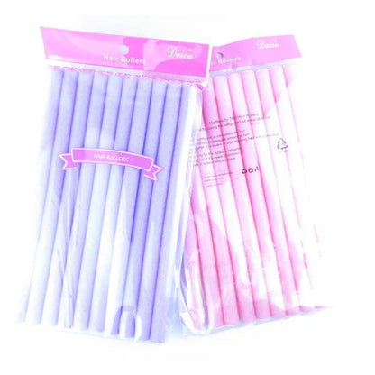 10pcs No Heat Hair Curler Twist Sponge Wave Formers Multifunction