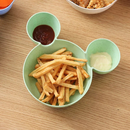 BPA Free Divided Baby Plates & Bowl Set - Infant Feeding Tableware