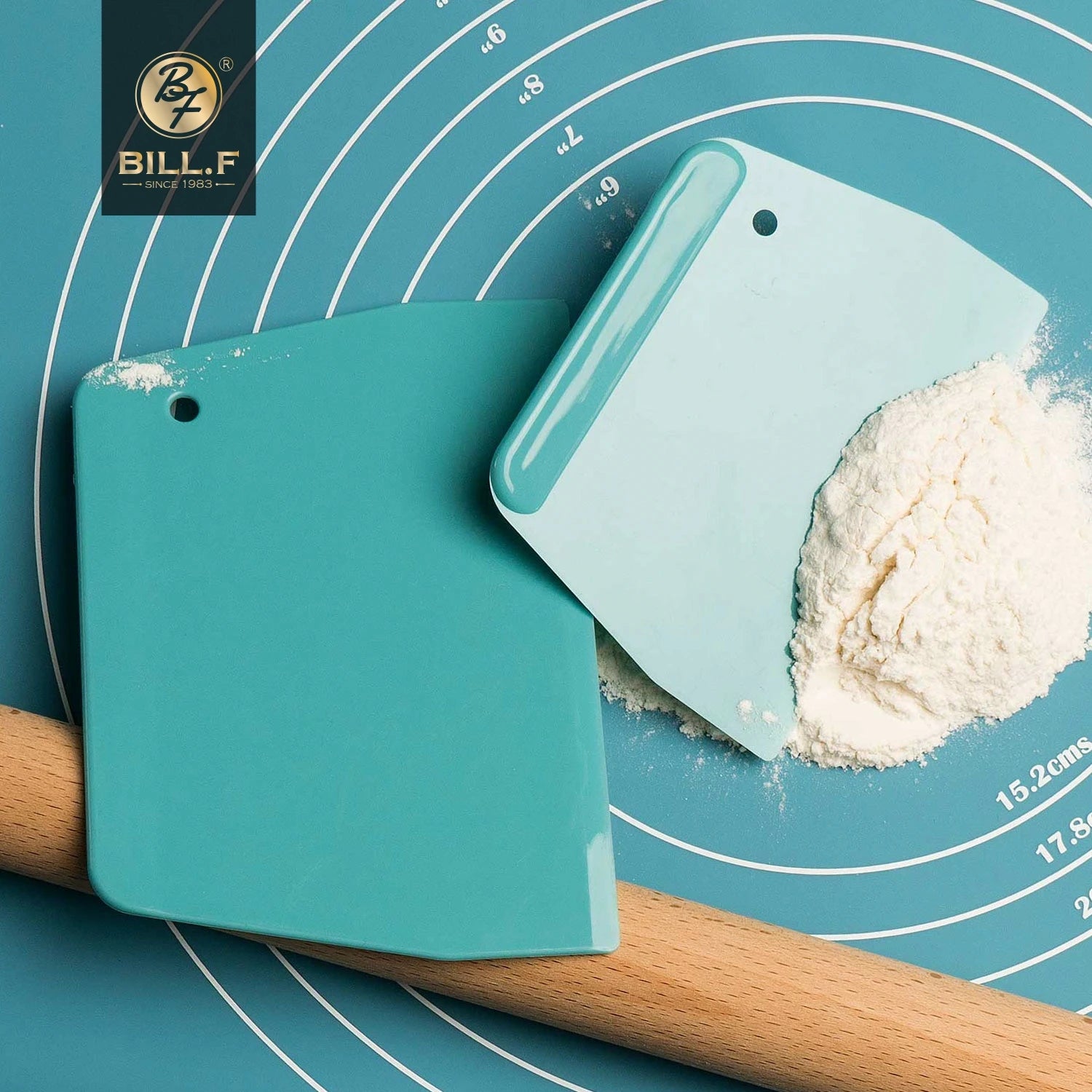 2pc Plastic Cake Spatula Set - Cream Scraper Baking Tools Kitchen