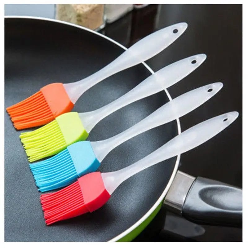 Heat Resistant Silicone BBQ Basting Brush - Oil & Sauce Applicator