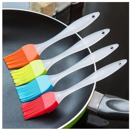 Heat Resistant Silicone BBQ Basting Brush - Oil & Sauce Applicator