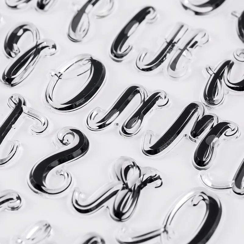 Alphabet Letter Stamps Set - Fondant Embossing Cookie Decorating Tools
