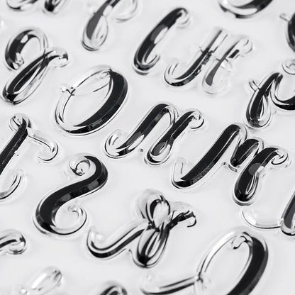 Alphabet Letter Stamps Set - Fondant Embossing Cookie Decorating Tools