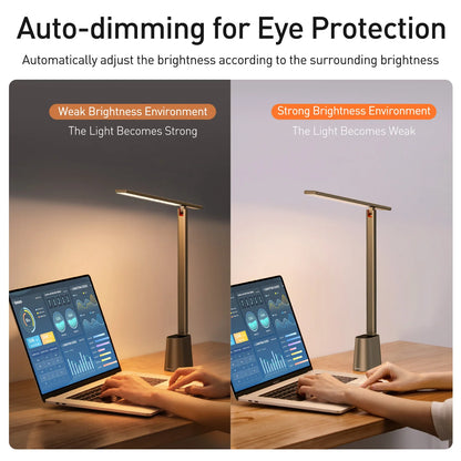 Baseus LED Dimmable Desk Lamp Eye Protection Study Office Light