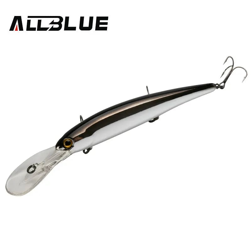 ALLBLUE Deep Walleye 125MM Trolling Crankbait Minnow Lure Bass Pike