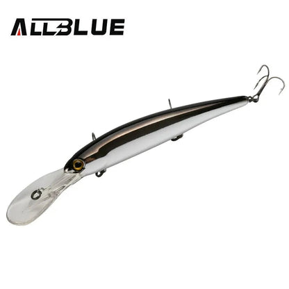 ALLBLUE Deep Walleye 125MM Trolling Crankbait Minnow Lure Bass Pike