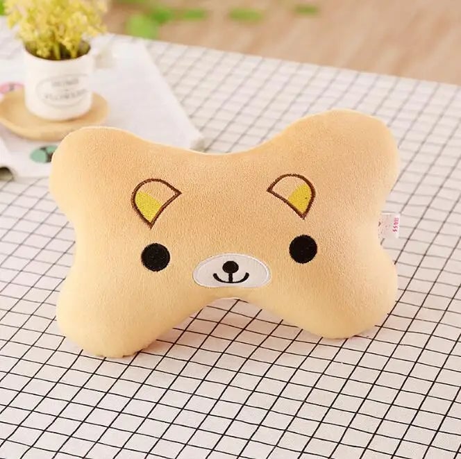 Cartoon Animal Car Neck Pillow - Travel Headrest Support Cushion
