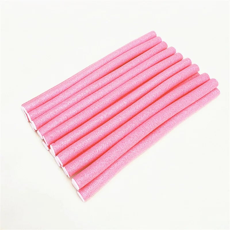 10pcs No Heat Hair Curler Twist Sponge Wave Formers Multifunction
