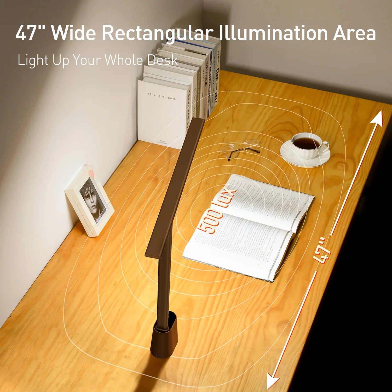 Baseus LED Dimmable Desk Lamp Eye Protection Study Office Light