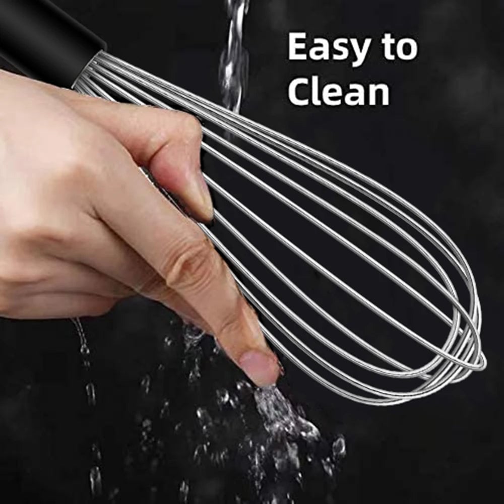 WALFOS Stainless Steel Manual Wire Egg Beater Kitchen Baking Tool