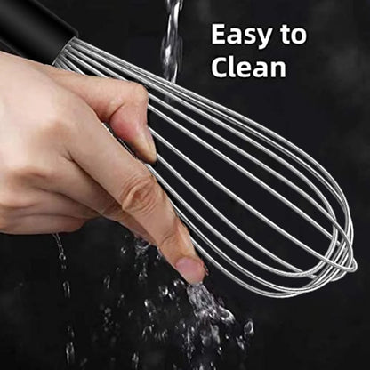 WALFOS Stainless Steel Manual Wire Egg Beater Kitchen Baking Tool