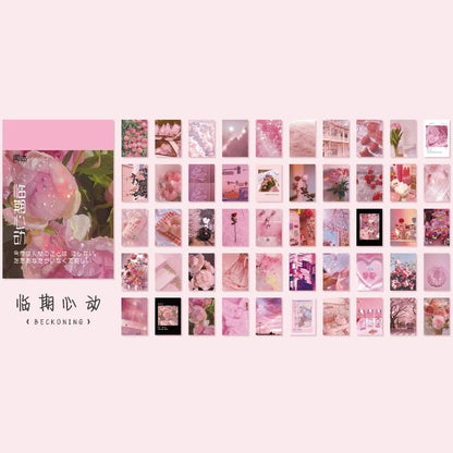 Natural Scenery Art Stickers Book - 50 Sheets Aesthetic Landscape