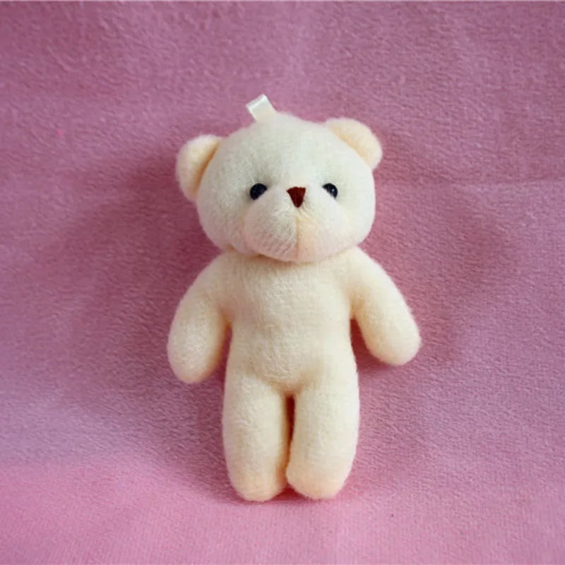 12CM Mini Teddy Bear Plush Toys - Soft Diamond Bears 1/5/10pcs Set