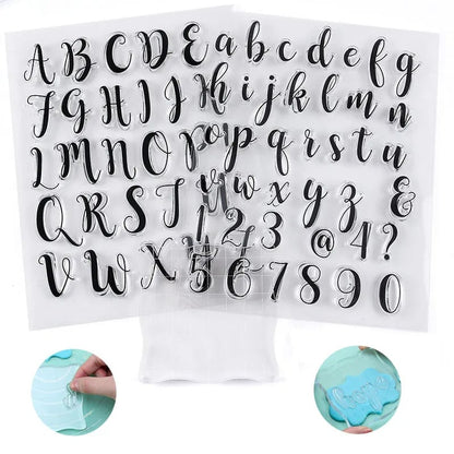 Alphabet Letter Stamps Set - Fondant Embossing Cookie Decorating Tools