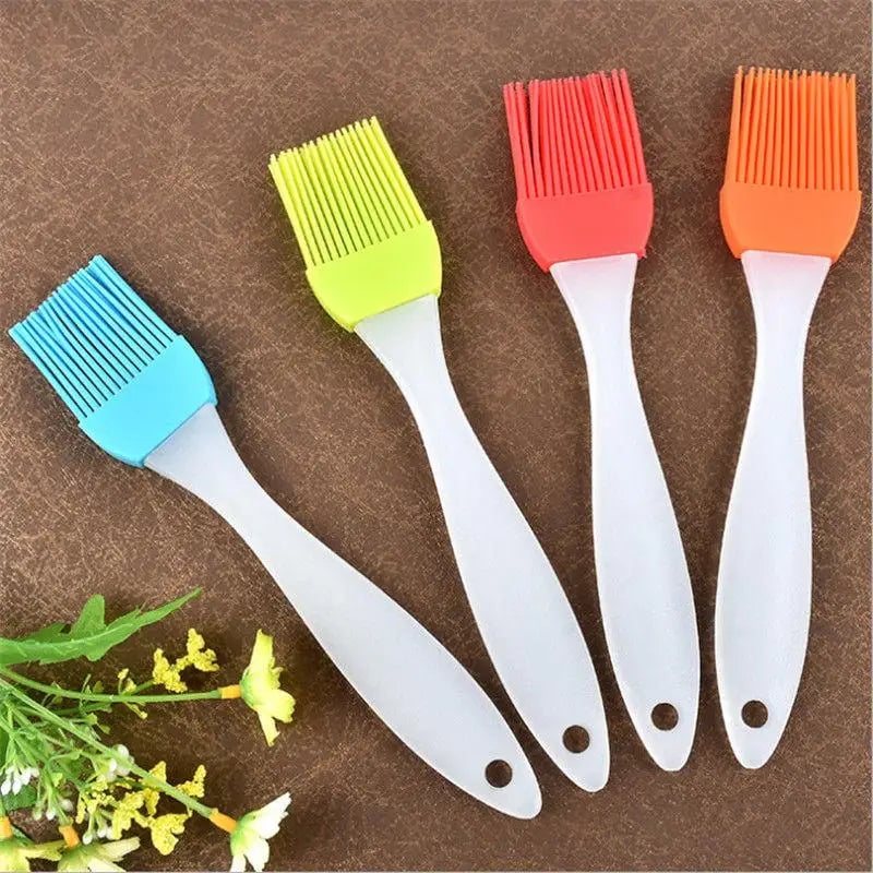 Heat Resistant Silicone BBQ Basting Brush - Oil & Sauce Applicator