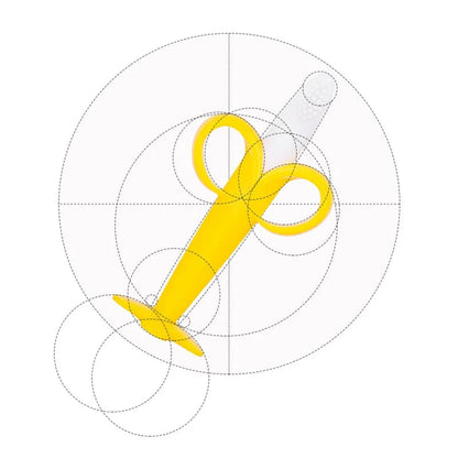 BPA Free Silicone Banana Teething Toothbrush for Babies & Infants