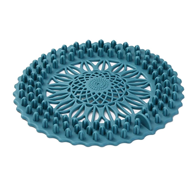 Silicone Hair Catcher Drain Cover - Shower Floor Strainer Filter