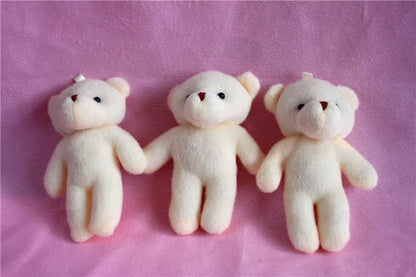 12CM Mini Teddy Bear Plush Toys - Soft Diamond Bears 1/5/10pcs Set