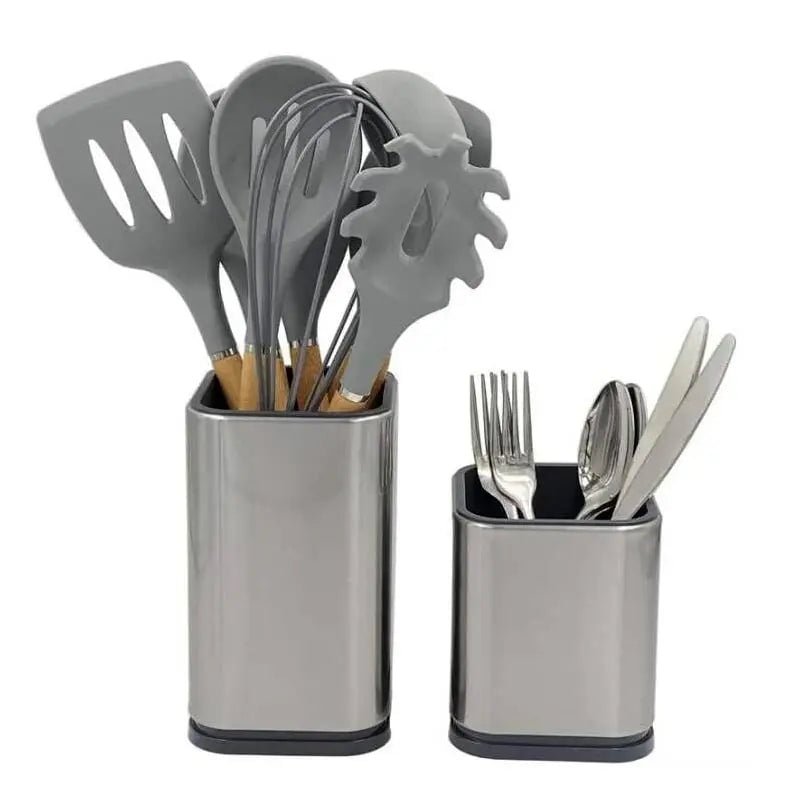 Large Kitchen Utensil Holder Countertop Organizer Crock Storage