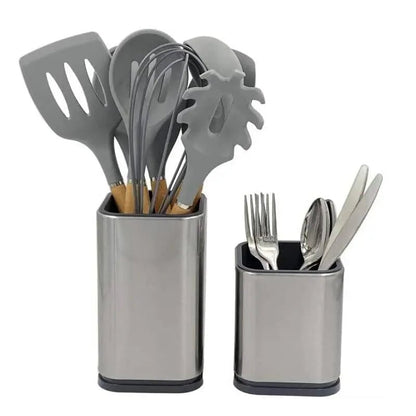 Large Kitchen Utensil Holder Countertop Organizer Crock Storage