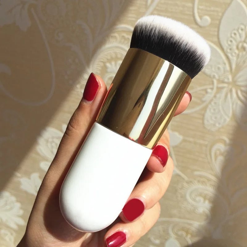 Professional Flat Foundation Brush - Chubby Pier Cream Makeup Tool