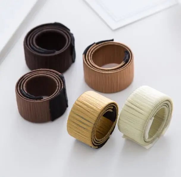 DIY Hair Bun Maker Donut Tool Synthetic Braider French Twist 6 Colors