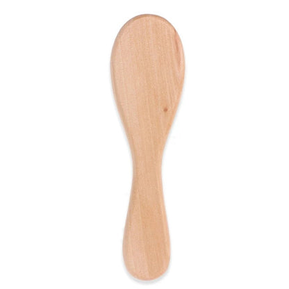 Natural Wood Handle Baby Hairbrush & Comb Set Newborn Head Massager