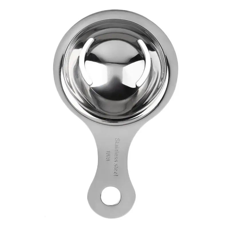 Stainless Steel Egg White Separator - Professional Yolk Filter