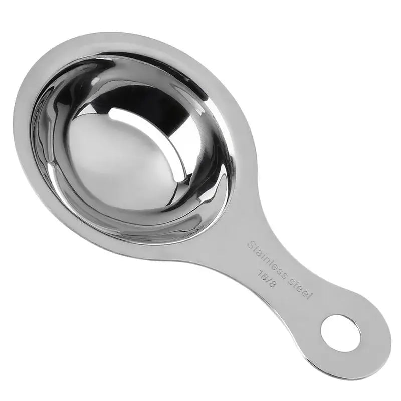 Stainless Steel Egg White Separator - Professional Yolk Filter