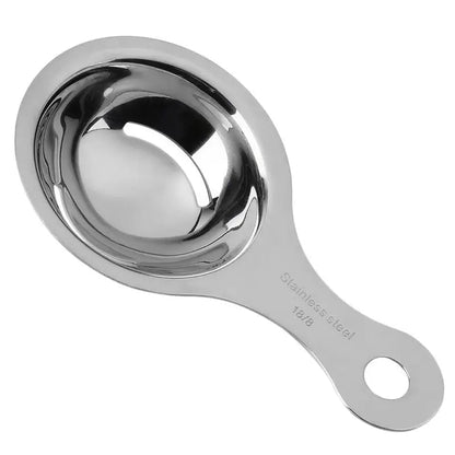Stainless Steel Egg White Separator - Professional Yolk Filter