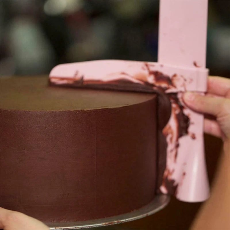 Adjustable Cake Scraper Spatula - Fondant Edge Smoother Polisher Tool