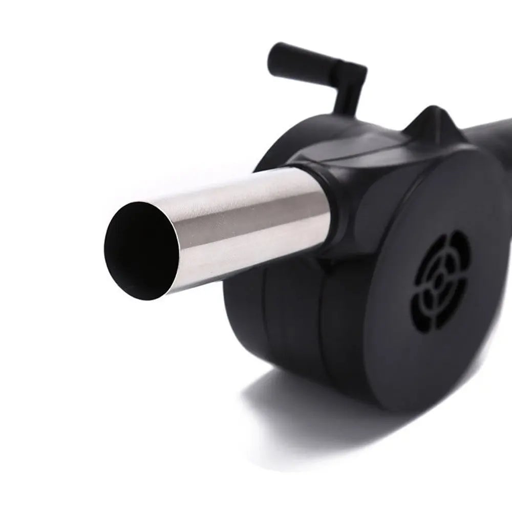 Manual Crank BBQ Fan Air Blower - Hand Operated Fire Bellows Tool