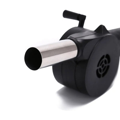 Manual Crank BBQ Fan Air Blower - Hand Operated Fire Bellows Tool