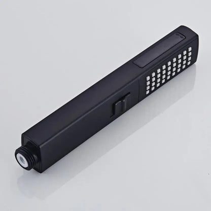 Black Handheld Shower Head 2 Function with Bracket & 150cm Hose