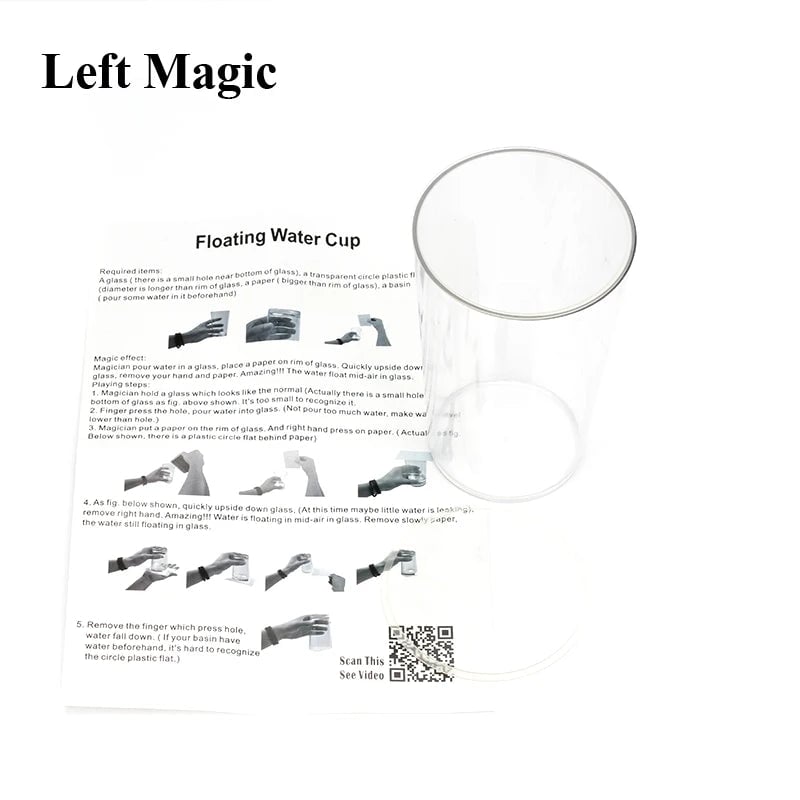 Magic Water Sealing Cup - Disappearing Water Trick Toy for Kids Party