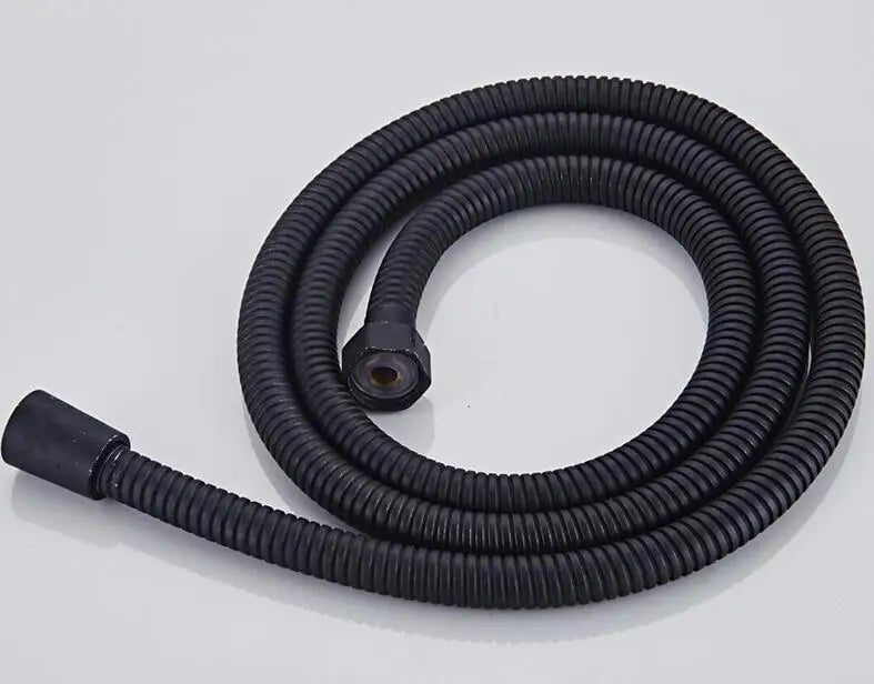 Black Handheld Shower Head 2 Function with Bracket & 150cm Hose