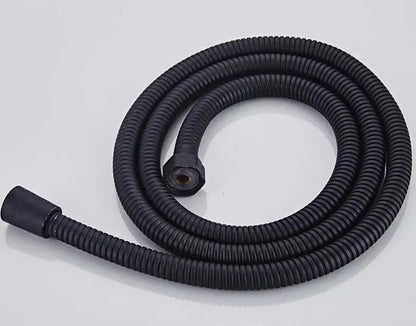 Black Handheld Shower Head 2 Function with Bracket & 150cm Hose