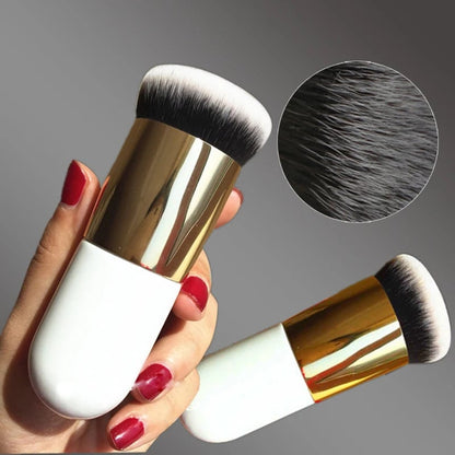 Professional Flat Foundation Brush - Chubby Pier Cream Makeup Tool