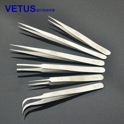 Vetus Professional Eyelash Tweezers Stainless Steel Antistatic
