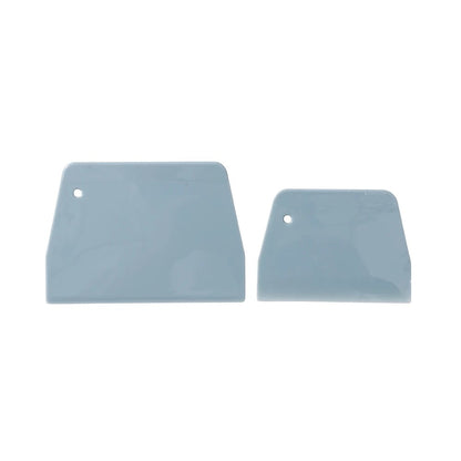 2pc Plastic Cake Spatula Set - Cream Scraper Baking Tools Kitchen
