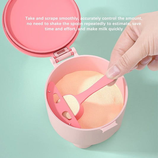Portable Baby Milk Powder Storage Container - Pig Design Cereal Box