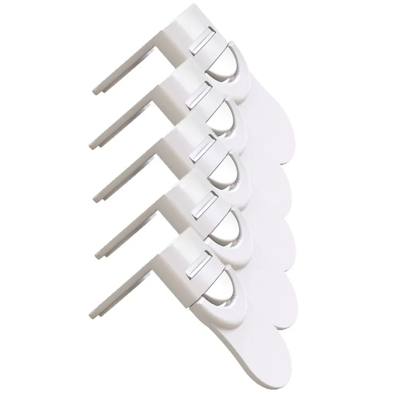 White Plastic Baby Safety Drawer Cabinet Locks Child Protection