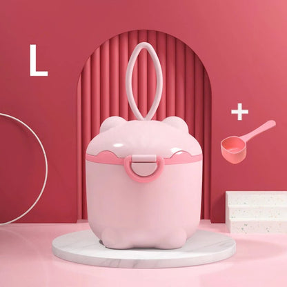 Portable Baby Milk Powder Storage Container - Pig Design Cereal Box
